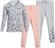 👧 girls' clothing: wallflower active jogger set for girls logo