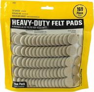 protect your floors with smart surface heavy duty self adhesive furniture felt pads - 160 piece value pack логотип