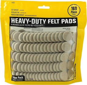 img 4 attached to Protect Your Floors with Smart Surface Heavy Duty Self Adhesive Furniture Felt Pads - 160 Piece Value Pack