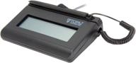 💻 topaz t-lbk460-bsb-r siglite lcd 1x5 signature capture pad with virtual serial usb connection logo