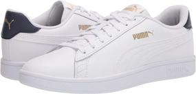 img 1 attached to PUMA Smash Sneaker: Stylish White 👟 Black Men's Shoes for Fashion-Forward Sneaker Enthusiasts