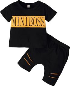 img 4 attached to Clothes Outfits Playwear Printed Clothing Boys' Clothing ~ Clothing Sets