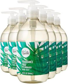 img 4 attached to 🧼 Amazon Brand - Presto! Fragrance Free Biobased Hand Soap, 12 Fluid Ounces, Pack of 6