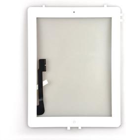 img 4 attached to 📱 High-Quality Touch Screen Digitizer Assembly for iPad 3rd Generation A1416 A1403 A1430 - White with Home Button and Strong Adhesive