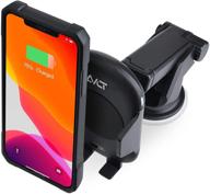 📱 avlt automatic car mount holder - 10w qi wireless charging - iphone 12 pro max/11 pro max/xs max/xs/xr/x/8/8+ samsung s20/s10/s10+/s9/s9+/s8/s8+ logo