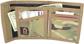img 2 attached to Camouflage Bifold Nylon Wallet Multi Cam