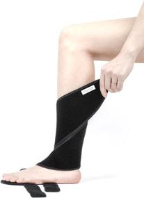 img 1 attached to NEOFECT Drop Foot Brace - Adjustable Ankle Brace for Foot Drop, Achilles Tendonitis, Plantar Fasciitis & More (Right) - Breathable Neoprene, Ideal for Stroke, TBI, ALS, MS, Bone Fracture - AFO/ASO