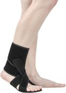 neofect drop foot brace - adjustable ankle brace for foot drop, achilles tendonitis, plantar fasciitis & more (right) - breathable neoprene, ideal for stroke, tbi, als, ms, bone fracture - afo/aso логотип