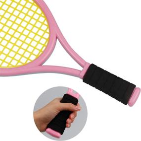 img 3 attached to Nileatry Kid Tennis Racket Set: Includes Bag, Racquet, Foam & Tennis Balls, Badminton - Perfect for Children's Outdoor/Indoor Sport Play