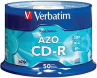 verbatim cd-r 700mb 52x datalifeplus с маркированной поверхностью - 50 штук - 94523: высококачественные пустые cd для хранения данных логотип