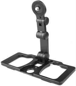 img 1 attached to 📱 RC GearPro Foldable Aluminum Alloy Remote Control Monitor Holder - Compatible with Mavic PRO, Mavic AIR, Mavic Air 2, Spark CrystalSky Monitor (Black)