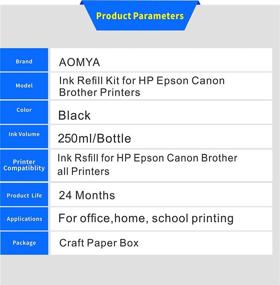 img 3 attached to Aomya Universal Printers Refillable Cartridge Computer Accessories & Peripherals and Printer Ink & Toner