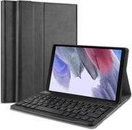 🔌 procase galaxy tab a7 lite 8.7 inch 2021 keyboard case - slim, lightweight cover with detachable wireless keyboard - black логотип