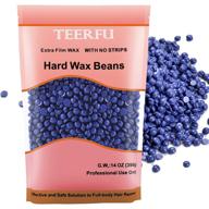 🔥 optimized brazilian wax beads kit for hair removal - 14oz wax beans for underarms, body, and chest - large refill pearl beads for wax warmer logo