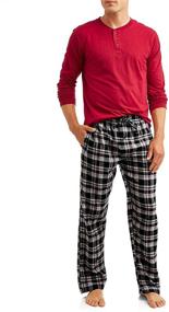 img 3 attached to Hanes Pajamas EcoSmart Flannel XX Large