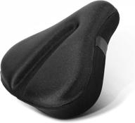 🚴 enhance your ride with acelist wide gel soft pad bike seat cover: ultimate comfort for peloton, schwinn, sunny, keiser, myx, cruiser bikes! logo