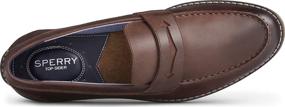 img 1 attached to Sperry Newman Penny Loafer Brown Men's Shoes and Loafers & Slip-Ons