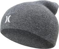 hurley mens winter hat classic sports & fitness logo