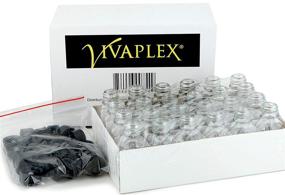 img 2 attached to 🧴 Vivaplex Clear Glass Bottles with Lids: The Ultimate Travel Essentials