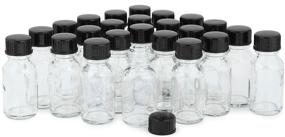 img 4 attached to 🧴 Vivaplex Clear Glass Bottles with Lids: The Ultimate Travel Essentials