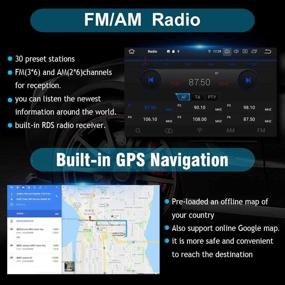 img 1 attached to 🚗 SYGAV Android 10 Car Stereo - Toyota RAV4 (2009-2012) - Carplay, Android Auto - 8" Touch Screen - GPS Navigation Head Unit