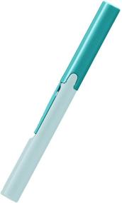 img 3 attached to Bиртуолазные ножницы в стиле ручки Turquoise TSA Compact Non Stick Twiggy с чехлом - Pen Style+