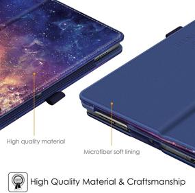 img 2 attached to 📱 Fintie Premium Vegan Leather Folio Case for Onn. 10.1" Tablet Pro (Model: 100003562) - Protective Stand Cover with Pencil Holder