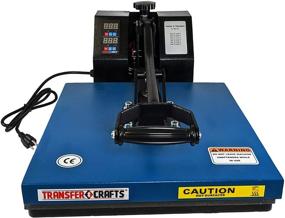 img 2 attached to 👕 Blue Digital Sublimation Heat Press Machine for T-Shirt Printing and Transfers - Transfer Crafts T-Shirt Press (15"x15")