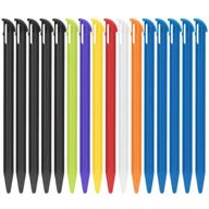 🖊️ fngwangli plastic styluses: 16pcs portable touch stylus pen set for nintendo new 3ds xl/ll - 8 color options logo