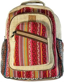 img 4 attached to 🌿 Eco-Friendly and Sustainable Large Hemp Backpack: Embrace Natural Style