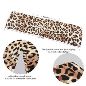 img 3 attached to 🐆 Leopard Style Hair Bun Maker Set - French Twist Hair Tool for Fashionable Women, Efficient Hair Bun Maker Set - 3 Pieces Included