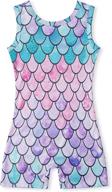 π― girls leotards gymnastics shorts sparkly dance ballet unitard tank biketards 3-7 years - uideazone logo