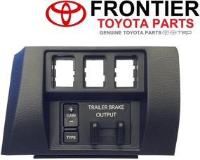 img 4 attached to Genuine Toyota Trailer Brake Controller 89547-0C011 🚙 with Dash Bezel 55447-0C020-C0 - 2016-2017 5.7L Tundra Only