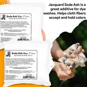 img 2 attached to 🌈 Get Brighter Colors with Jacquard Soda Ash Dye Fixer - Procion MX Activation - 2 lbs - Includes Moshify Storage Bin & Measuring Scoop