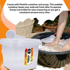img 1 attached to 🌈 Get Brighter Colors with Jacquard Soda Ash Dye Fixer - Procion MX Activation - 2 lbs - Includes Moshify Storage Bin & Measuring Scoop