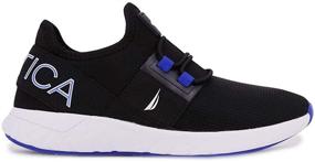 img 3 attached to Nautica Sneaker Athletic Bungee Running Girls' Shoes for Athletic