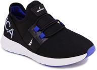 nautica sneaker athletic bungee running girls' shoes for athletic logo