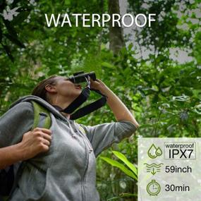 img 1 attached to 12X42 Monocular Telescope - Waterproof HD Monocular for Bird Watching with Smartphone Holder & Tripod