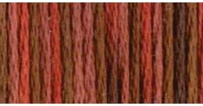 img 1 attached to 🧵 DMC 417F-4135 Terra Cotta Color Variations Embroidery Floss: Vibrant Six Strand Thread for Creative Projects