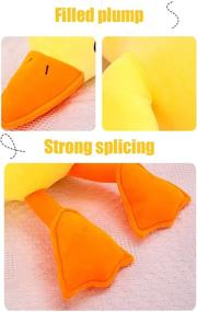 img 1 attached to 🦆 Giant Yellow Duck Plush Soft Pillow - Perfect Gift for Birthdays!