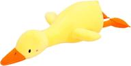 🦆 giant yellow duck plush soft pillow - perfect gift for birthdays! logo