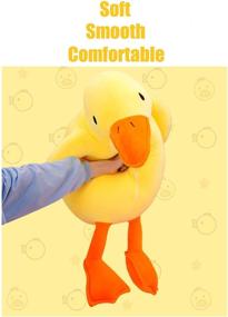 img 2 attached to 🦆 Giant Yellow Duck Plush Soft Pillow - Perfect Gift for Birthdays!