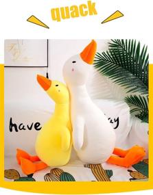 img 3 attached to 🦆 Giant Yellow Duck Plush Soft Pillow - Perfect Gift for Birthdays!