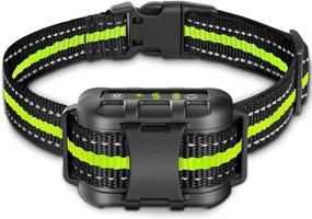 img 4 attached to 🐕 Medium and Large Dog Bark Collar - Rechargeable No Bark Collar with 5 Sensitivity Levels, Beep, Vibration, Shock Modes - Safe & Humane Auto Bark Correction