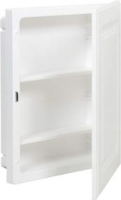 img 1 attached to 🏺 American Pride 9612RP1AR Recessed Medicine Cabinet with Raised Panel Door, 16x20, White Plastic Body