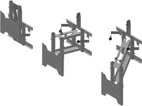 img 1 attached to MORryde TV56-129H Drop Down TV Wall Mount for Improved SEO