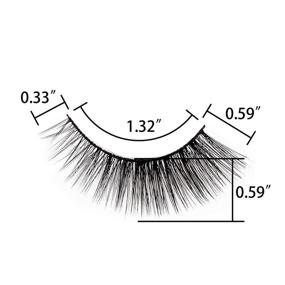 img 2 attached to 👁️ Wenida 3D Fake Eyelashes: 5 Pairs of Dramatic Thick Crisscross Long Fluffy False Eyelashes - 100% Handmade & Reusable