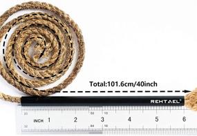img 3 attached to 🔥 Водонепроницаемый конопляной лампадный шнур REHTAEL длиной 40 дюймов с алюминиевой трубкой для эффективного разжигания огня