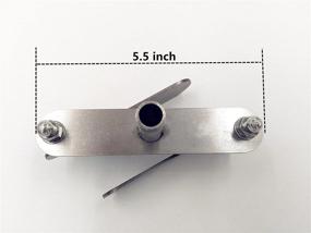 img 1 attached to 📐 TIPU 4-Inch Marking Center Finder Tool, Ideal for Woodworking - Medium Size