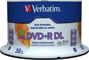 img 1 attached to Verbatim DVD+R Double Layer 8X 8.5GB - High-capacity Dual-layer Discs for Extended Data Storage